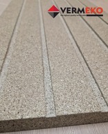 Płyta wermikulitowa izolacyjna 1000 x 500 x 25 mm – ryflowana. Wzór „Pion”